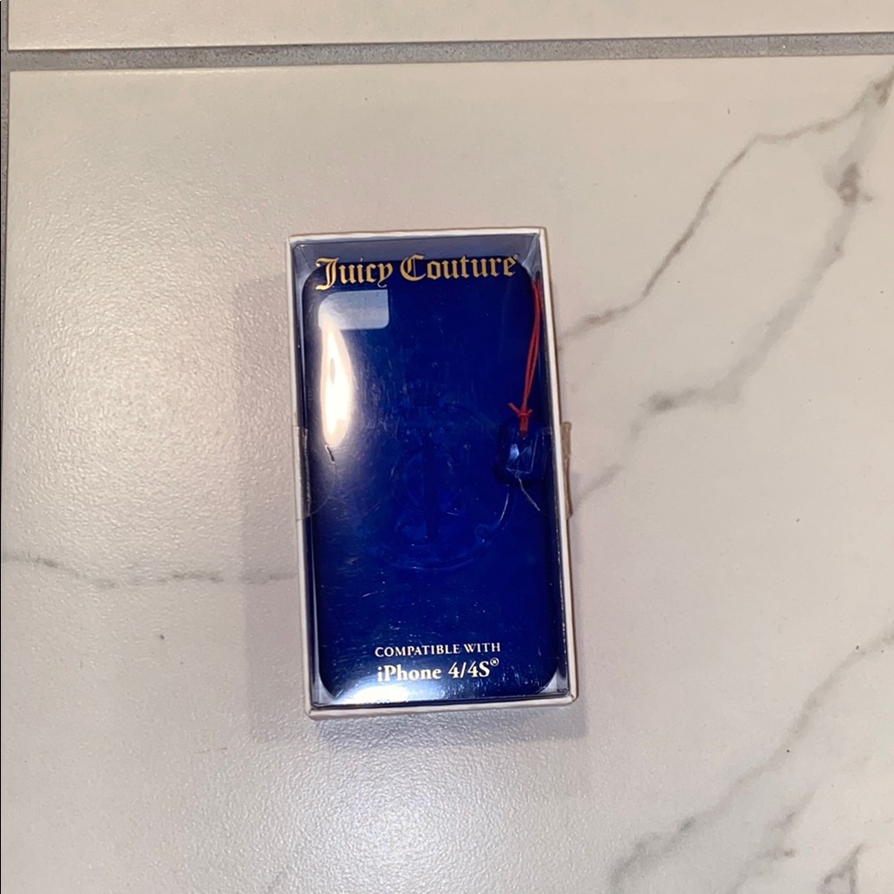 Juicy Couture Royal Blue iPhone 4/4S Case